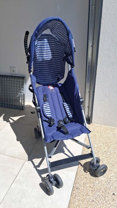 Carrinho de Bebé ASALVO - Bengala Azul Marinho