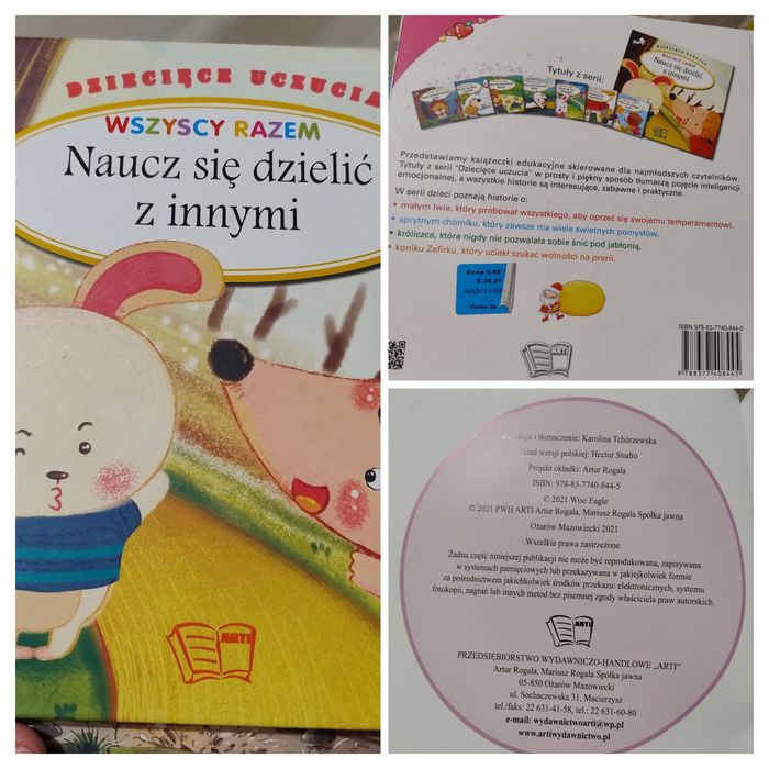 Zestaw 8 książek dla przedszkolaków