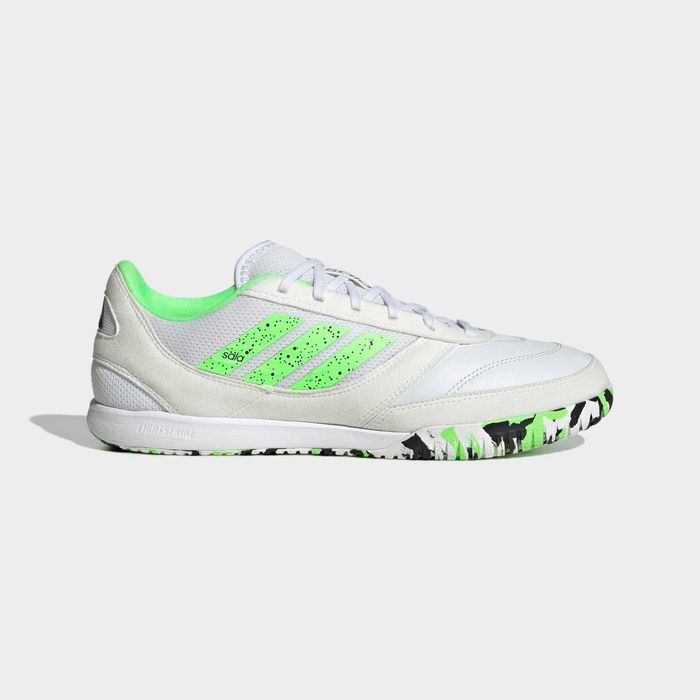 Sapatilhas de Futsal Top Sala Adulto Branco/Verde