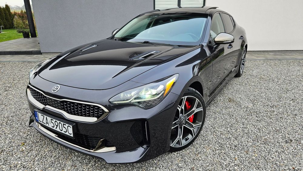 Kia Stinger KIA STINGER GT2 AWD 3.3 V6 Bi-Turbo Ledy Panorama Skóra Piękny