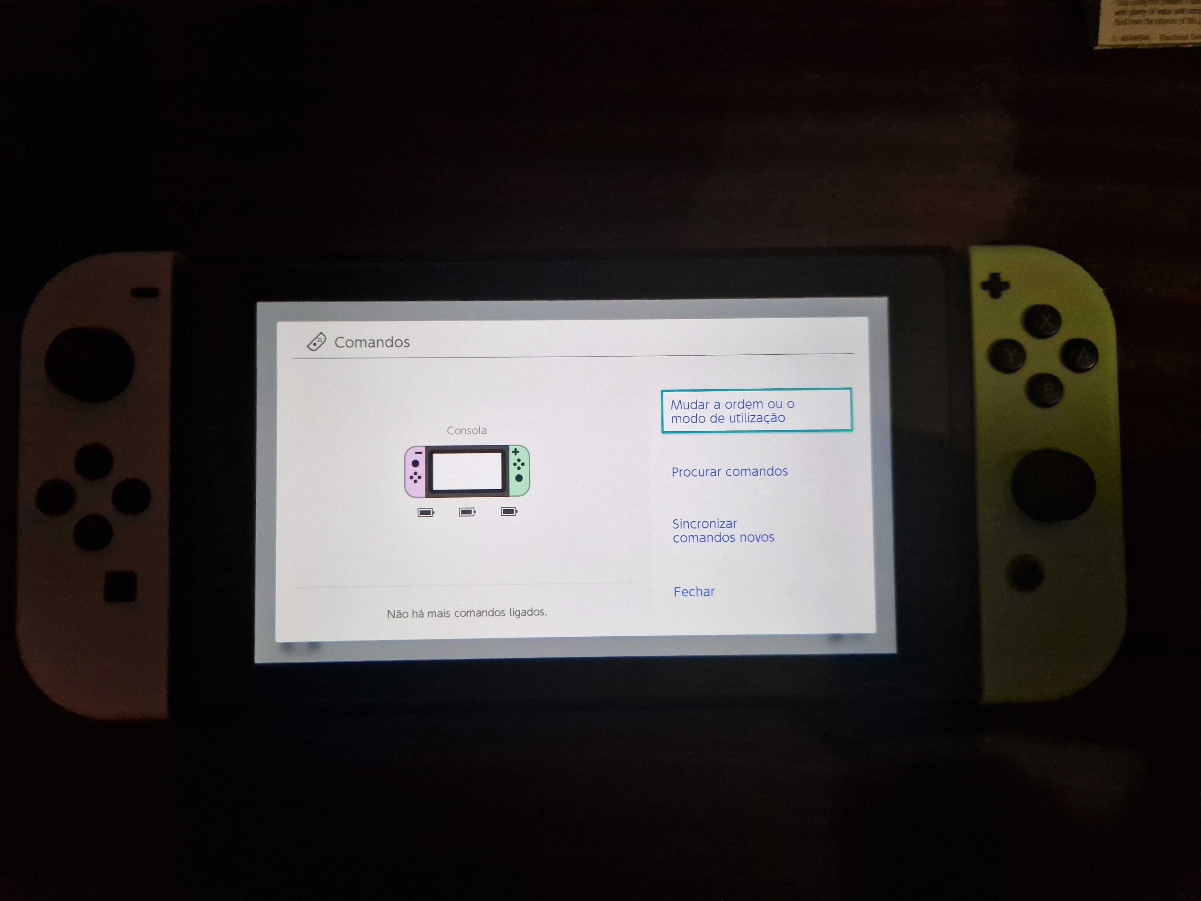 Nintendo Joy-Con Pastel Roxo Verde Menta