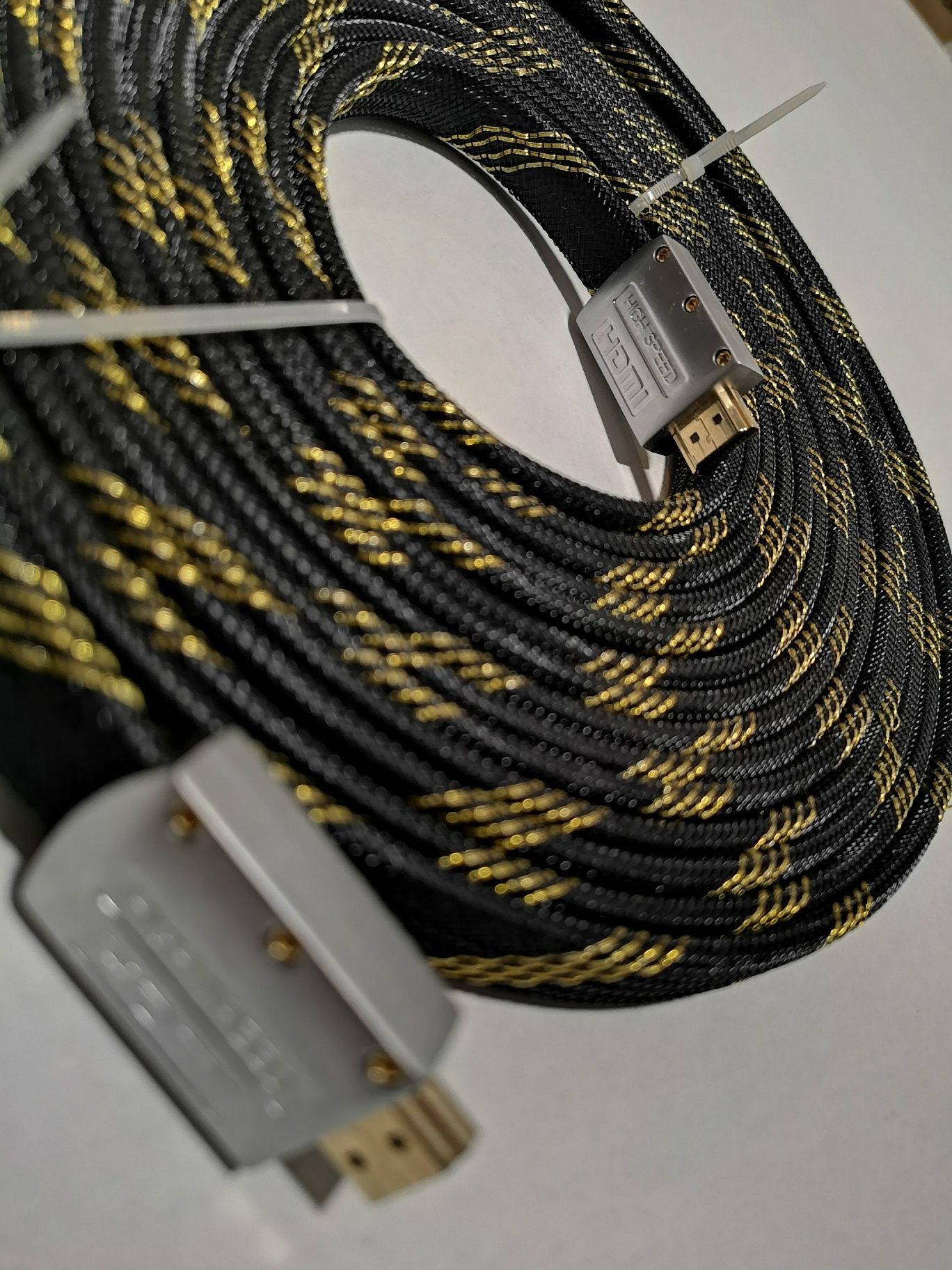 Kabel HDMI v.1.4 Vitalco Gold 7.5m płaski