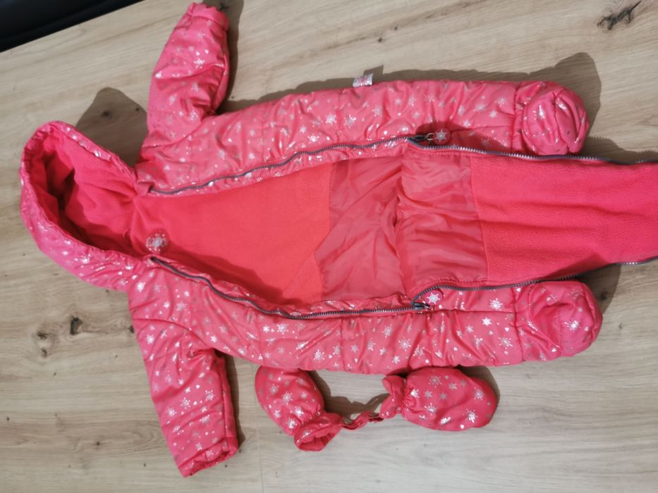 Kombinezon zimowy dla dziewczynki, 5 10 15, rozmiar 62