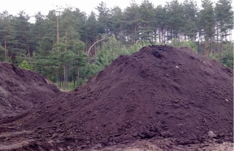 żyzna ziemia czarnoziem humus S19 przy Białystok