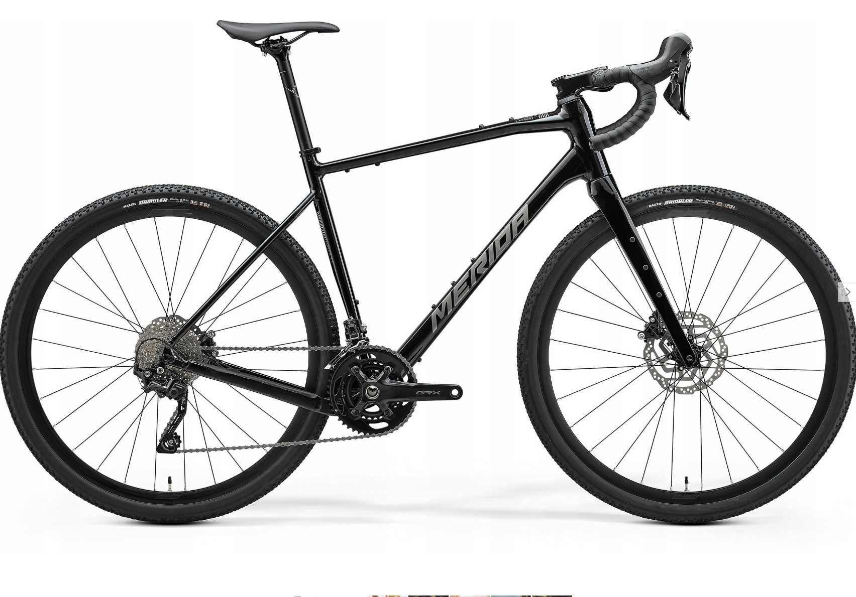 Rower gravel Merida Silex 400 R. M(52) cm 28" Black GRX400
