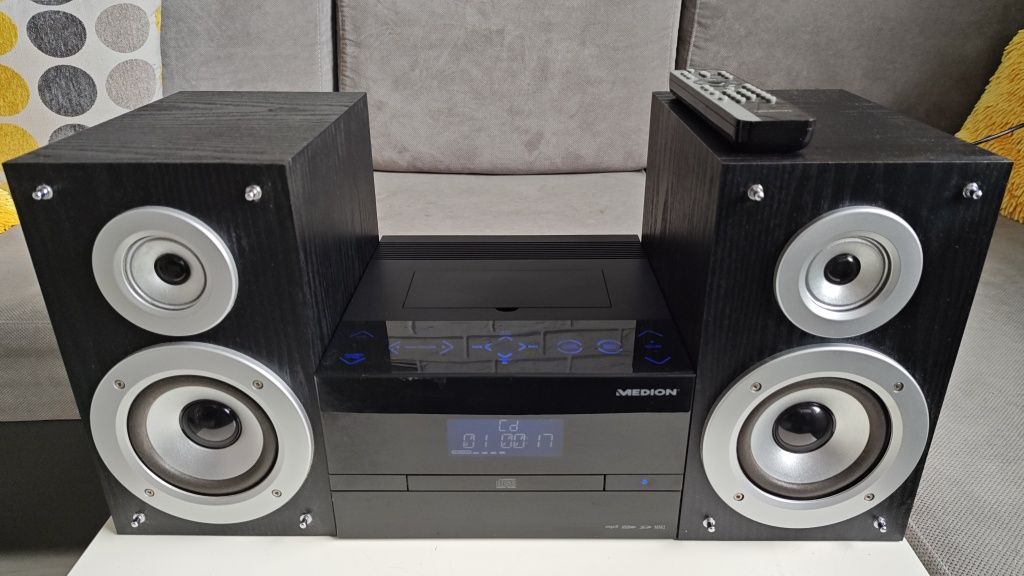 MEDION MD 82806 wieża, mikro system audio USB, MP3, iPod. Pilot.