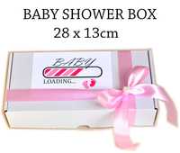 Elegancko pakowany box prezent dla dziewczynki na BABY SHOWER