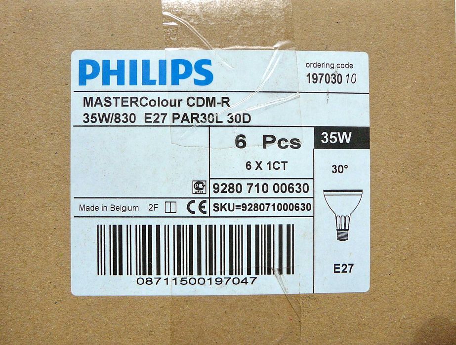 Philips MASTERColour CDM-R 35W/830 E27 PAR30L 30D