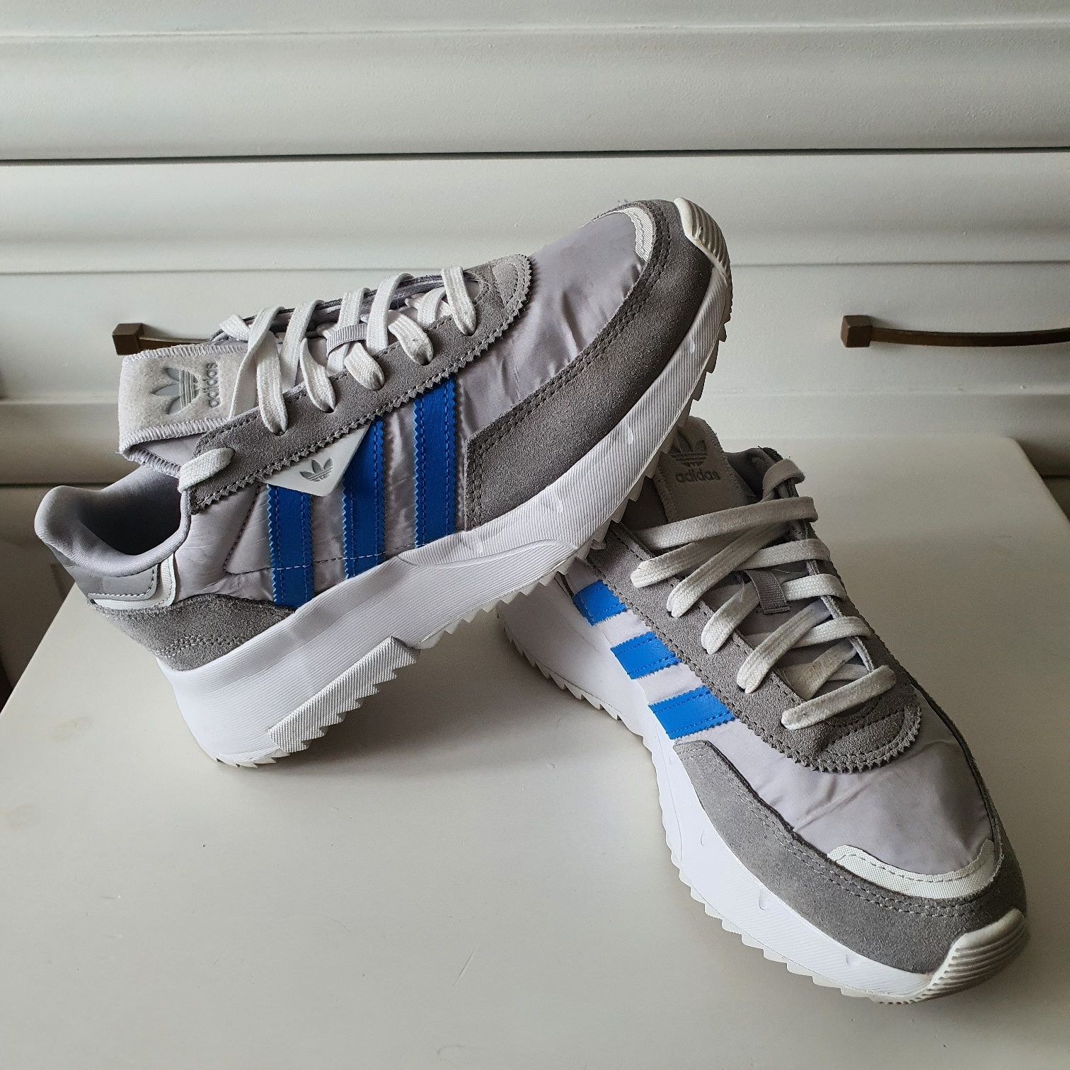Sneakersy Adidas Retropy F2 J GX9233 Szary