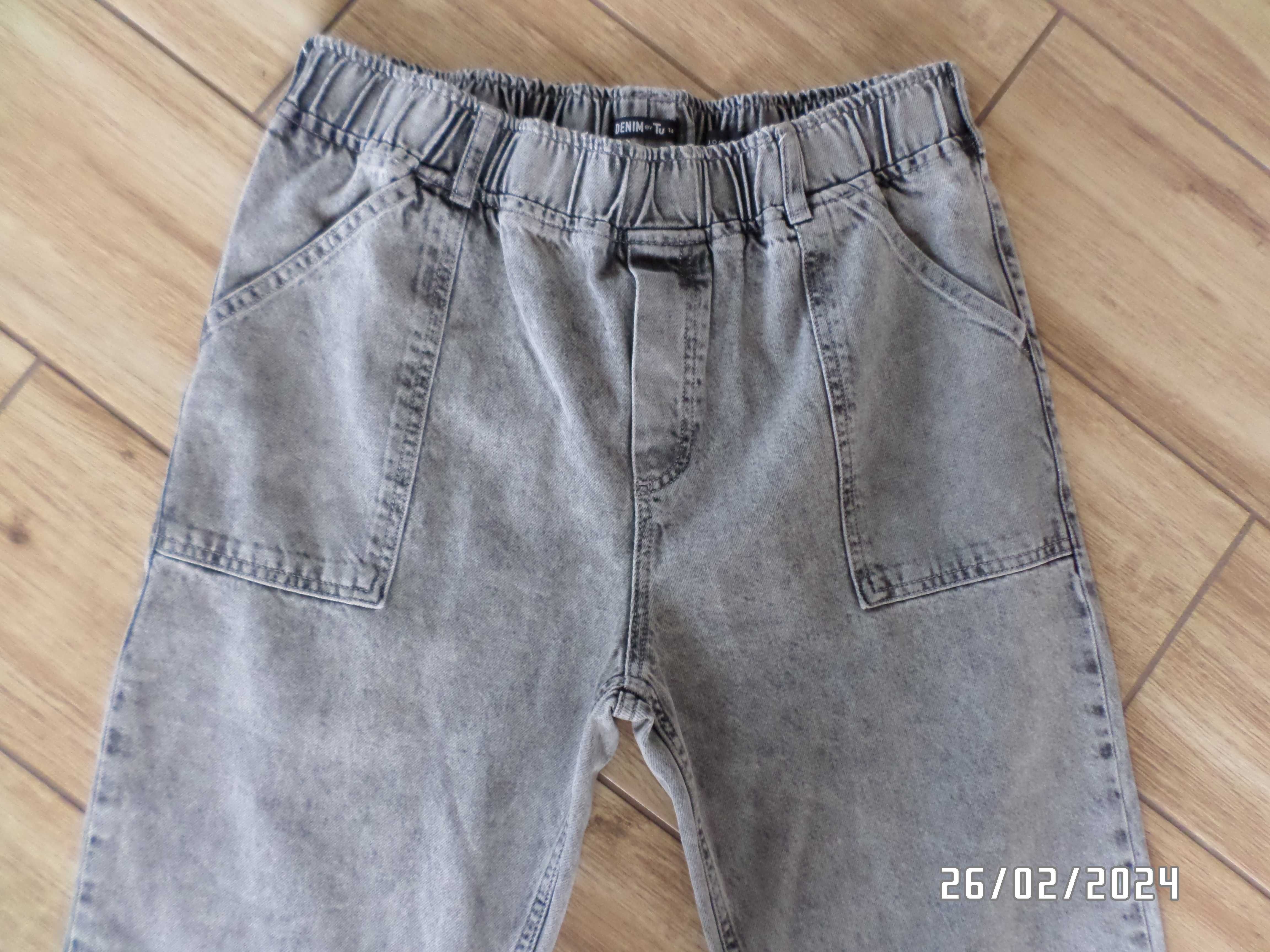 firmowe spodnie damskie -jeans JOGGER-40/42-14