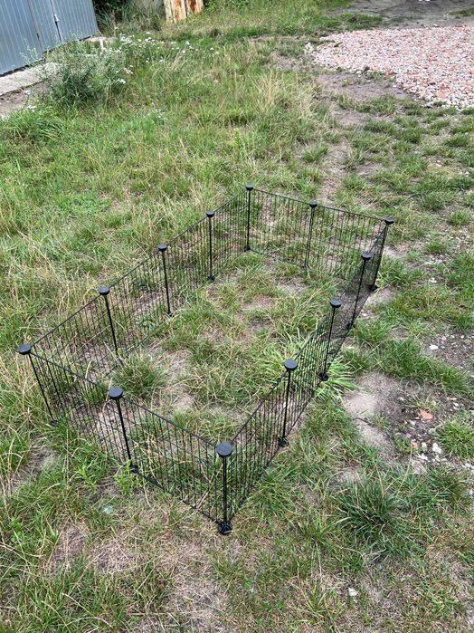 Duża klatka kojec wybieg dla świnki królika zwierząt modułowy NOWY