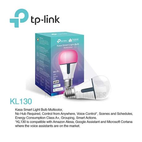 Lâmpada inteligente RGB TP-Link Kasa Smart Light Bulb