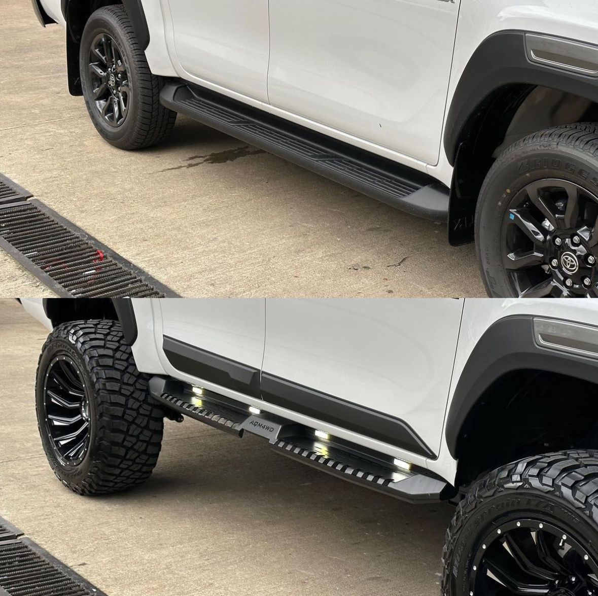 Nakładki na drzwi dokładki Toyota Hilux 2016-
