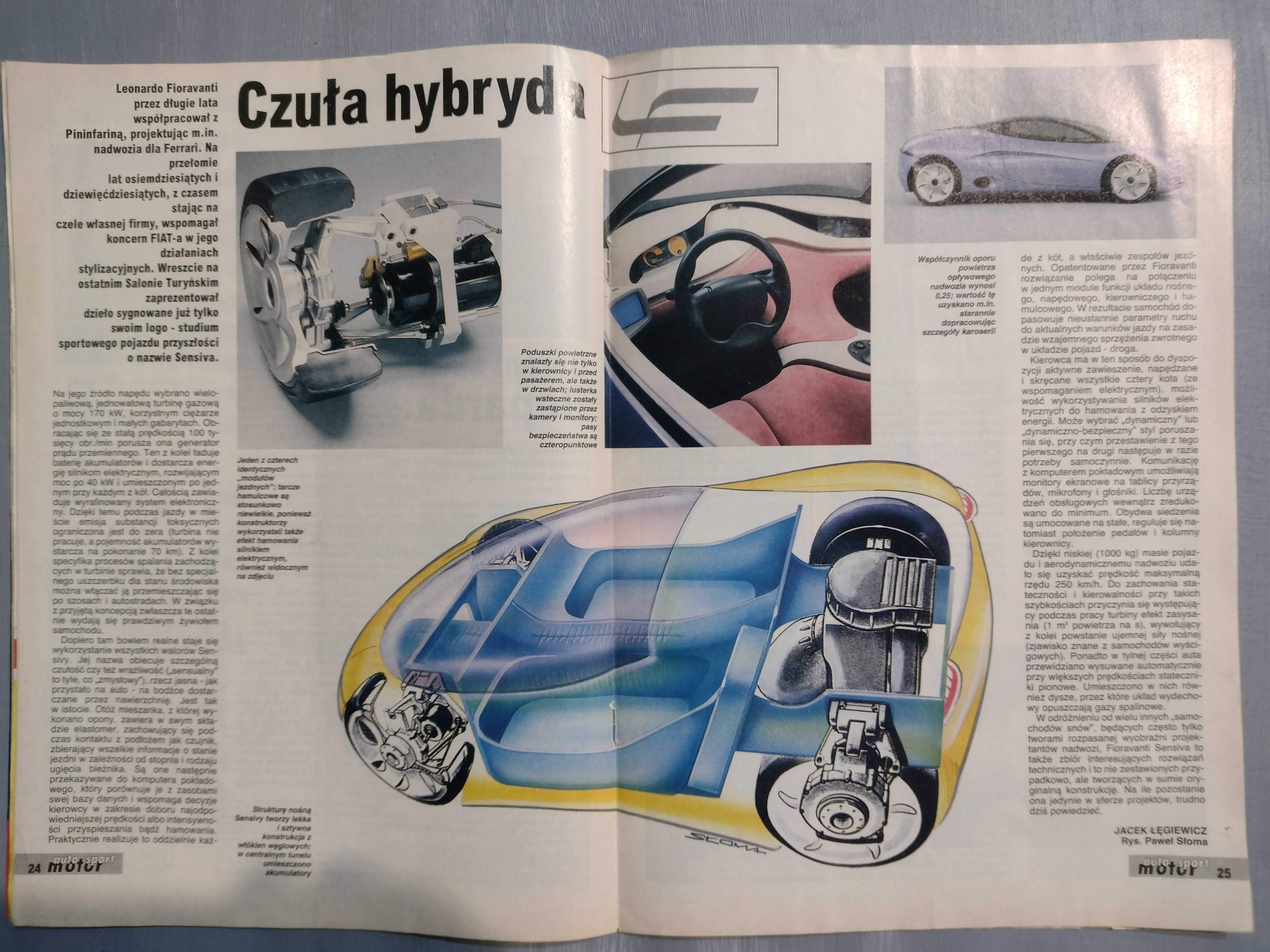Czasopismo motoryzacyjne AMS Auto Motor Sport 1995r. 2 szt.