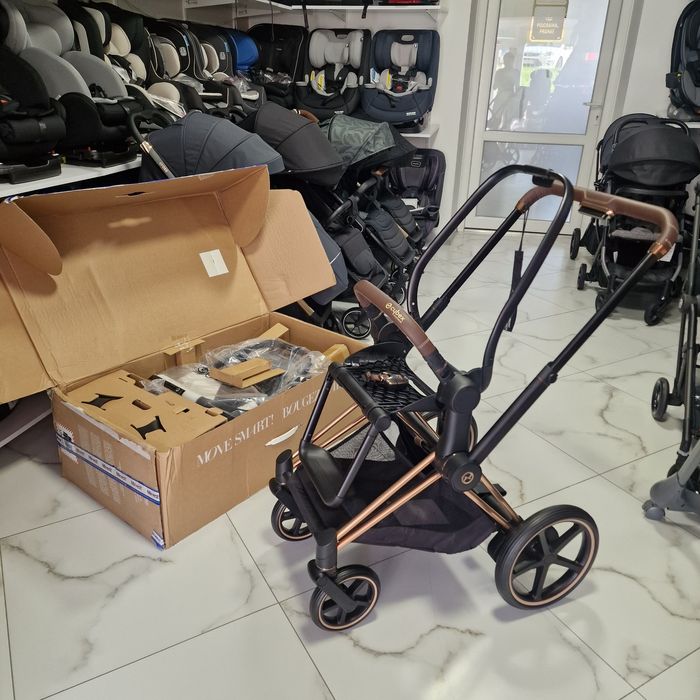 Шасі і каркас прогулянкового блоку Cybex e Priam 3.0 rose gold НОВА