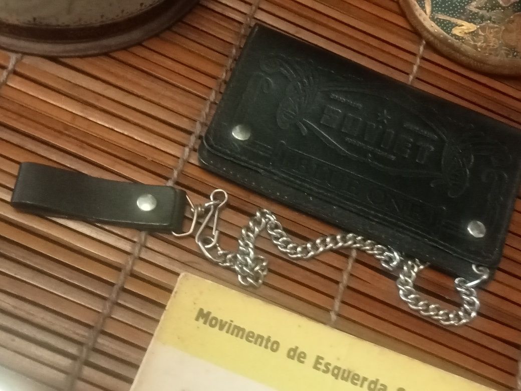 Bela carteira ou outros Soviet de couro
