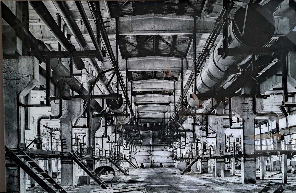 Obraz szklany 120x80 industrialny