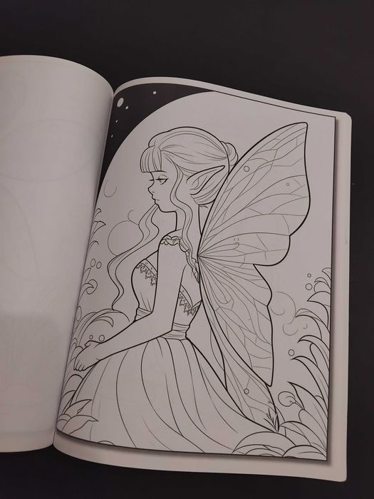 Livro de colorir "Fairies Coloring Book for Adults"