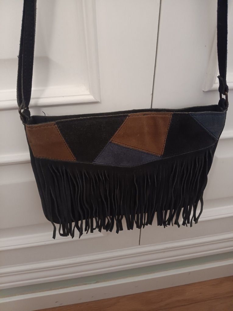 Bolsa tiracolo camurça Promod