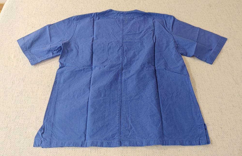 Farda de trabalho em saúde azul tamanho M