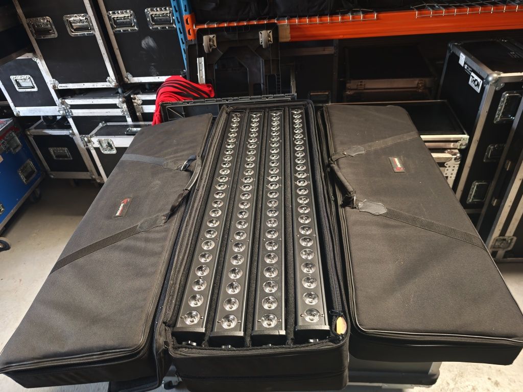 Flash LED Bar Washer 24x3W RGB 16szt + pokrowce