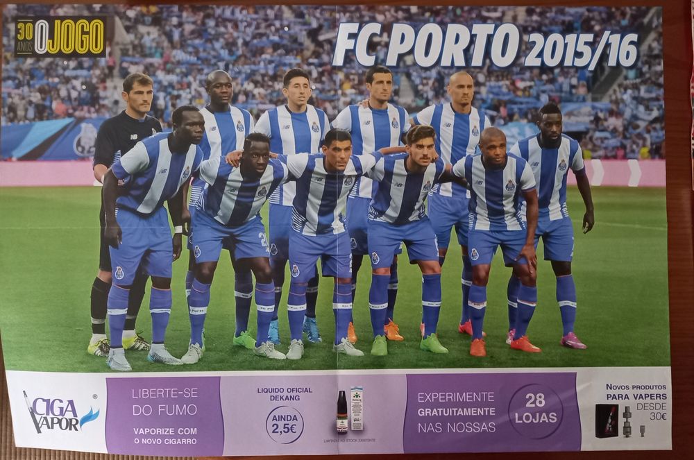 poster F. C. Porto 2015/16 com Casillas