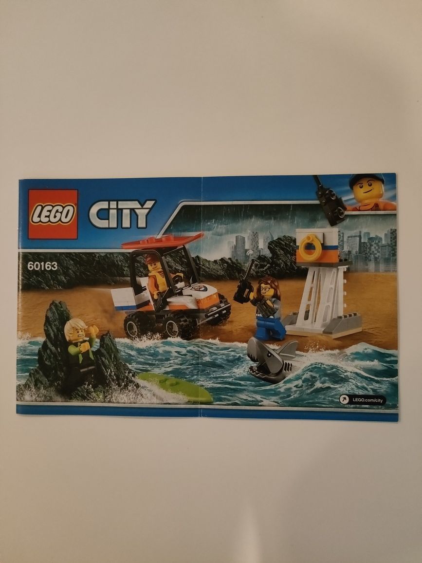 Instrukcja LEGO City 60163 Coast Guard Starter Set stan BDB