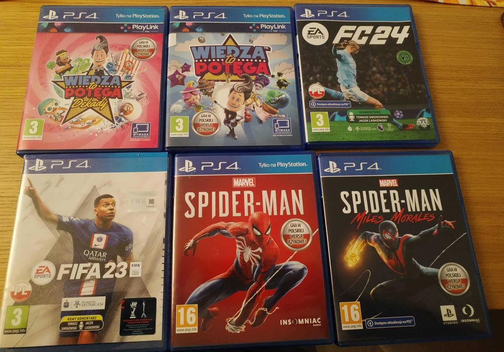 Gry PS4 - sprzedam