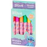 Flamastry 6 szt pisaki mazaki zmywalne grube Stitch