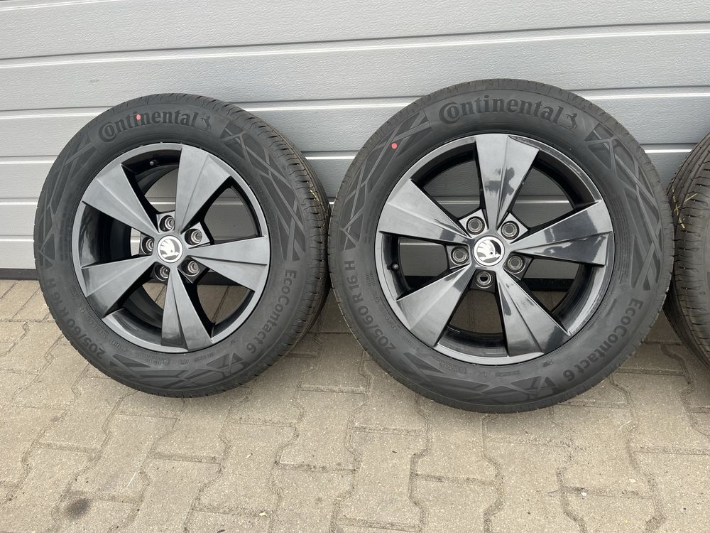 Koła letnie 16” Skoda Octavia III 205/60/16 Continental 2023R DEMO