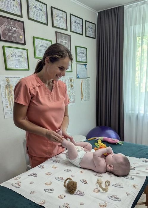 Професійний майстер дитячого та дорослого масажу з медичною освітою