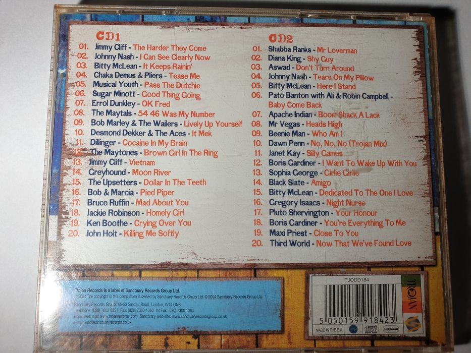 Young Gifted and Black 2, 40 classic reggae hitsCD, 2004 rol, 2 CD