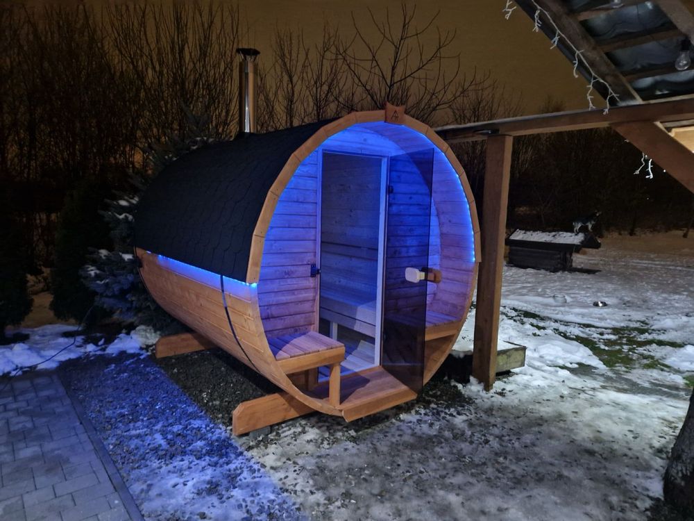 Sauna ogrodowa kompletna z piecem