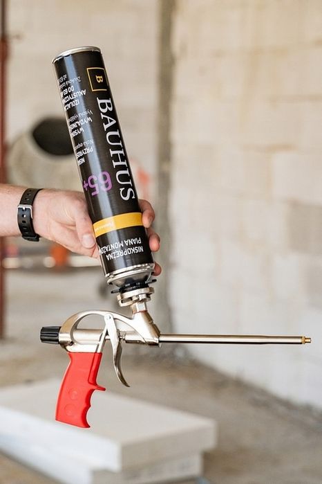 Pistolet Do Piany Pianki Montażowej Kleju Pianokleju Metalowy Bauhus