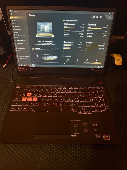 Игровой ASUS TUF Gaming A15 FA506ICB-HN119 GeForce RTX 3050