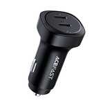 Acefast ładowarka samochodowa 72w 2x Usb Typ C, Pps, Power Delivery, Q