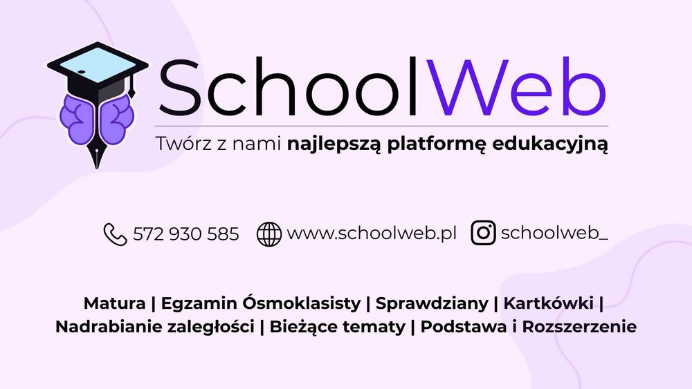 Korepetycje ONLINE – Matematyka, Angielski, Fizyka, Chemia | SchoolWeb