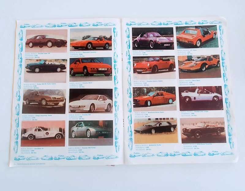 Caderneta de cromos Maravilhas do Mundo dos Automóveis
