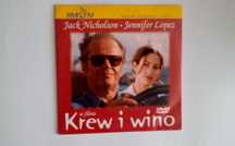 film dvd "Krew i wino" reż. B Rafelson, Jennifer Lopez, Jack Nicholson