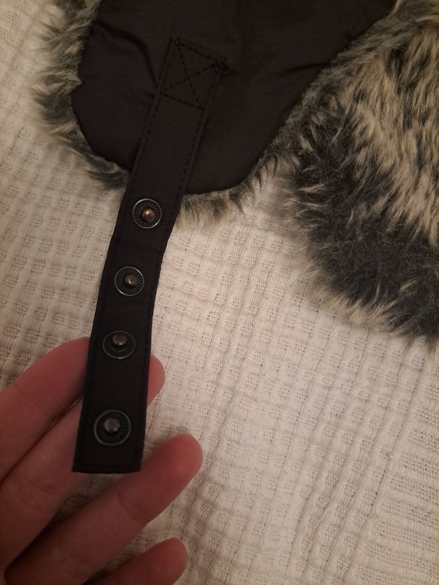 Czapka uszanka czarna quechua decathlon 54 56 cm