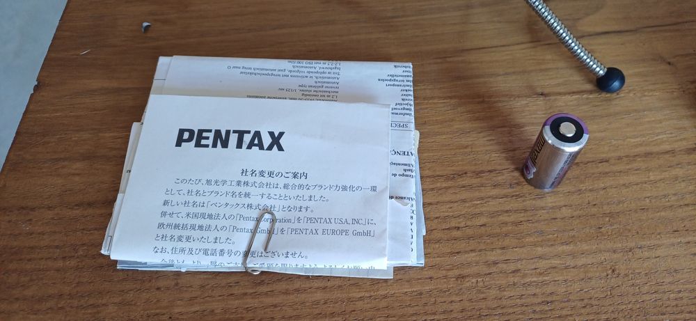 Máquina fotográfica Pentax