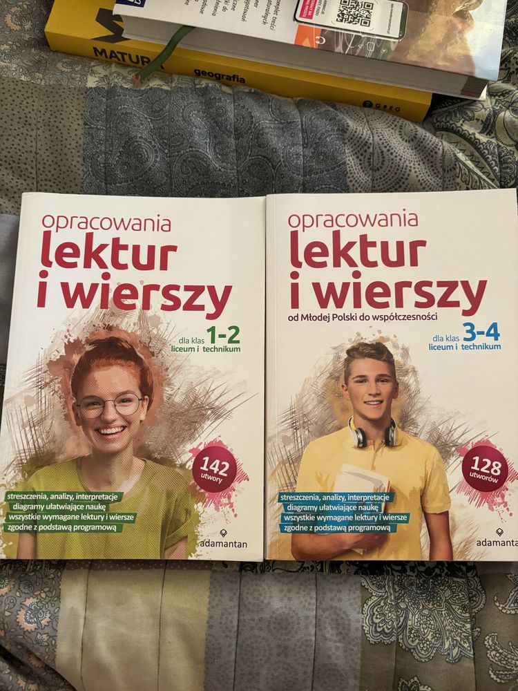 opracowania lektur i wierszy