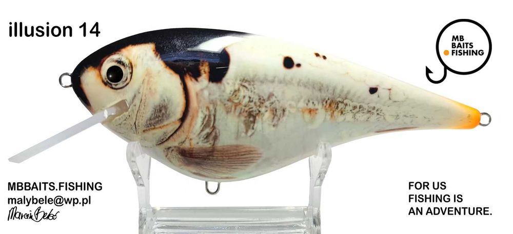 Wobler szczupak/sum illusion 14cm Hand Made