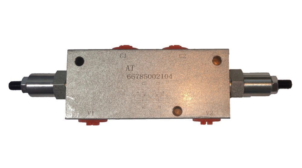 Siłownik Hydrauliczny 63x36 skok 400 z zaworem regulowanym 3/8 [7666]