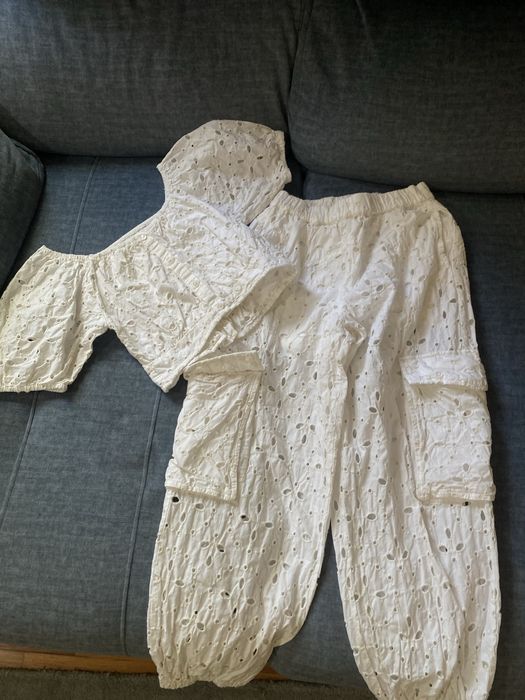 Conjunto branco da Zara.