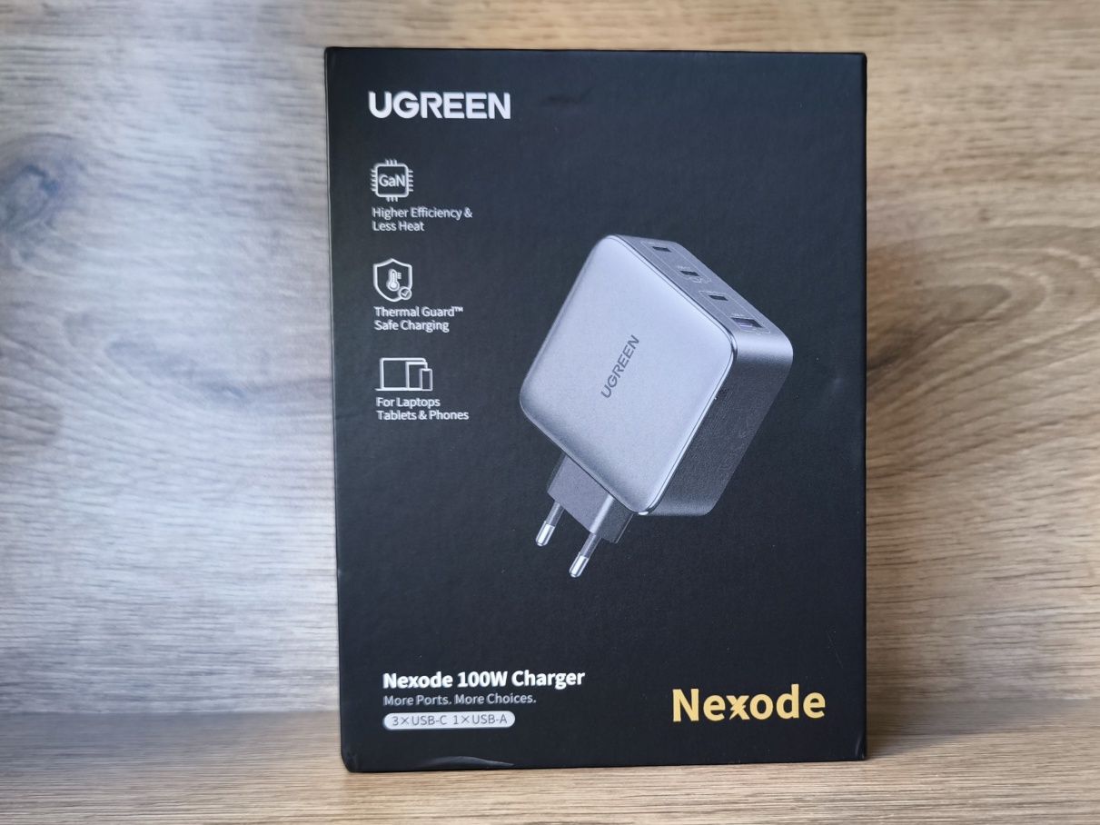 Зарядное устройство UGREEN Nexode 100W Gan Fast Charger (CD226). Новая