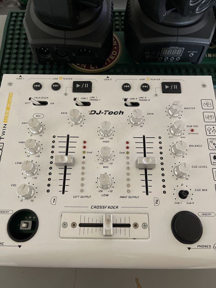 Mesa de som usb Dj Tech