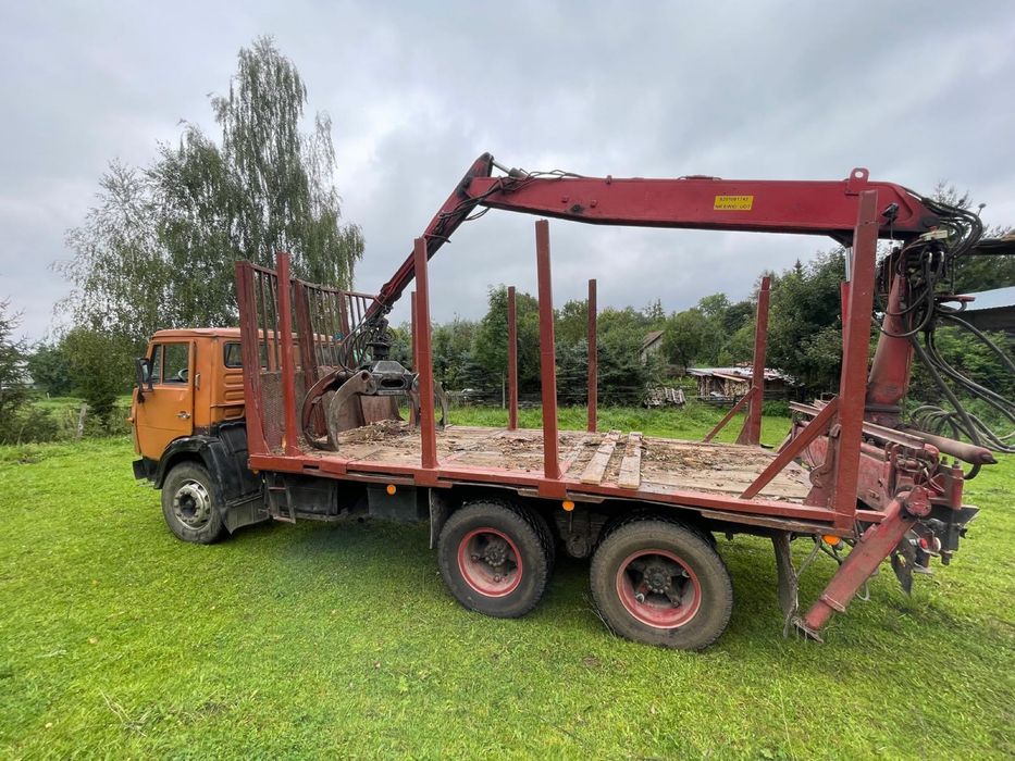 Kamaz 53212 z dźwigiem Hiab Jet 80
