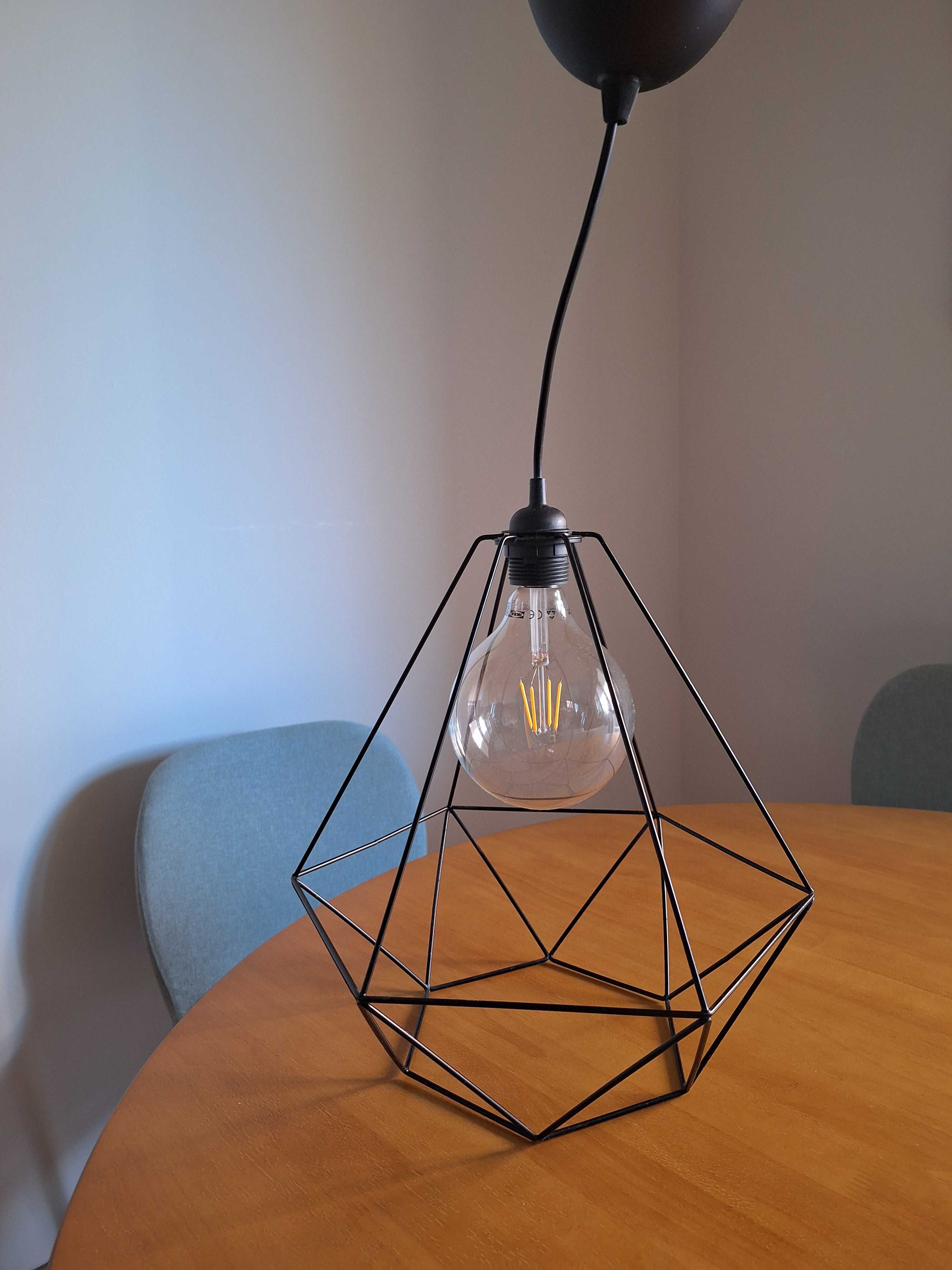 Lampa wisząca Brunsta (Ikea) z oprawką i żarówką