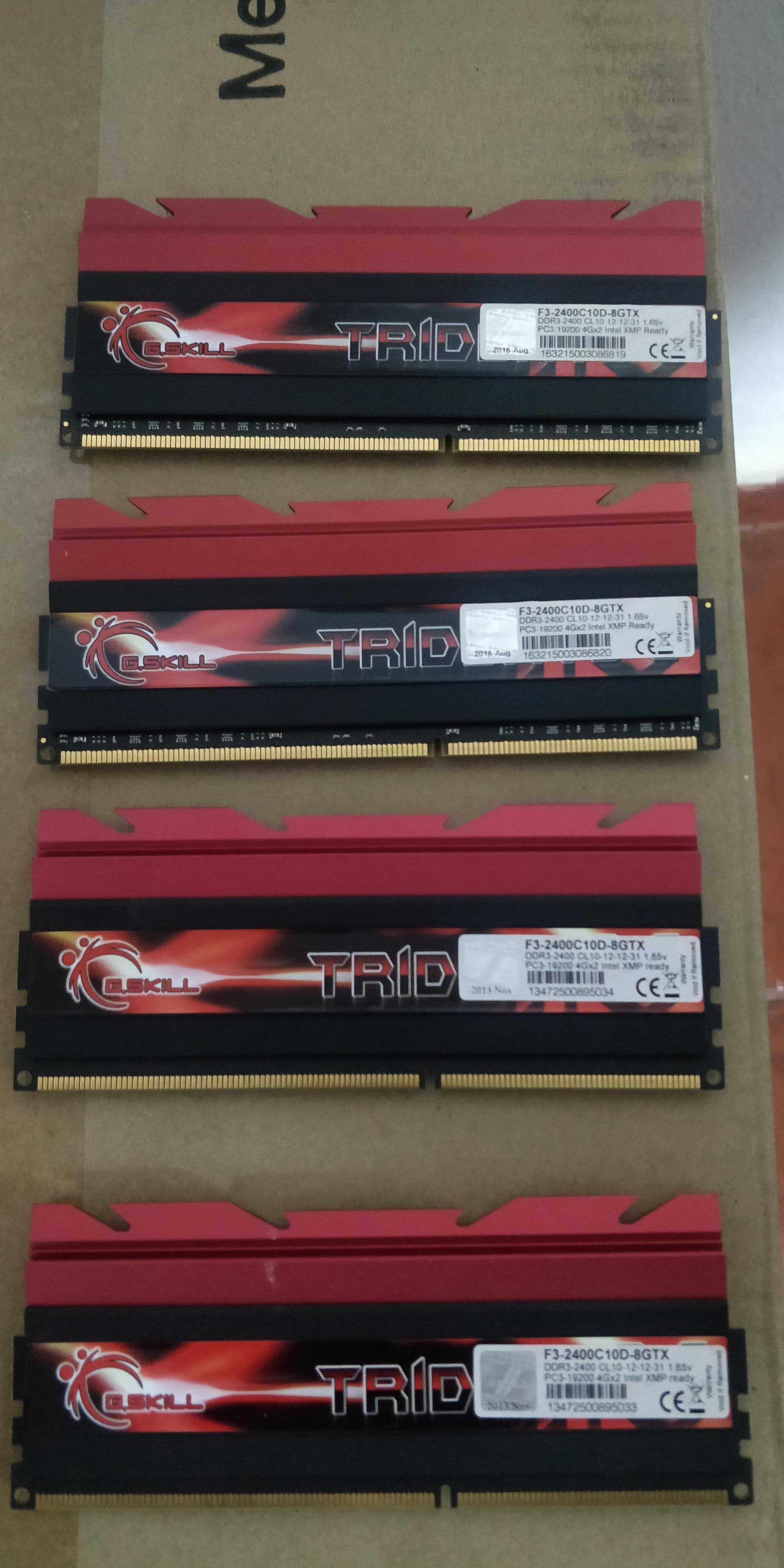 Memória RAM G.Skill 16GB TridentX